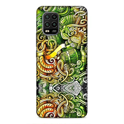 Xiaomi Mi 10 Lite Kılıf Gece Yasami Doodle Arka Kapak Silikon Koruma Full Koruyucu