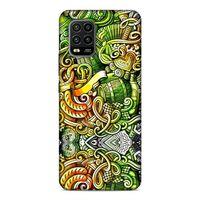 Xiaomi Mi 10 Lite Kılıf Gece Yasami Doodle Arka Kapak Silikon Koruma Full Koruyucu