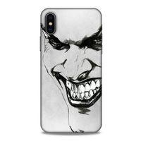 Apple Iphone X Uyumlu Kılıf Joker (8) Baskılı Kılıf Beyaz
