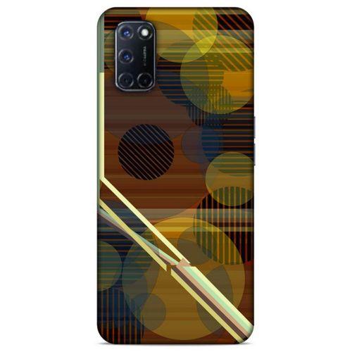 Lopard Oppo A52 Uyumlu Kılıf Soyut Sanat (45) Baskılı Liquid Air Kılıf