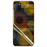 Lopard Oppo A52 Uyumlu Kılıf Soyut Sanat (45) Baskılı Liquid Air Kılıf
