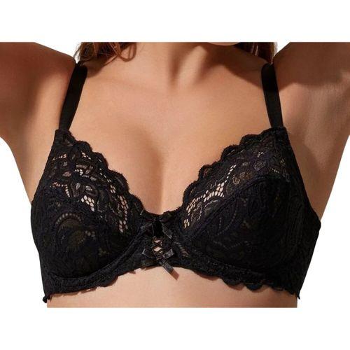 Nurteks 1050 Kadın Balenli Dantelli Toparlayıcı Sütyen