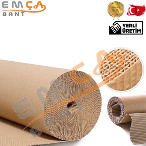 Oluklu Mukavva Rulo Zemin Koruma Kartonu Ondüle 140 Cm
