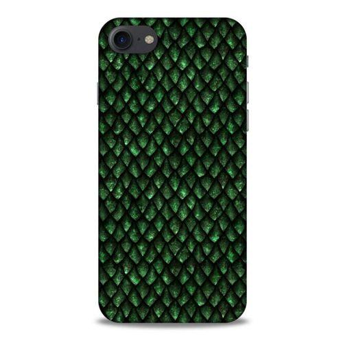 Apple Iphone 8 Kılıf Dragons (5) Koruma Kabı Ejderha Koyu Yeşil Pul