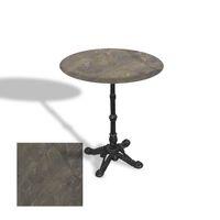 Dockers Çipa 1002 Döküm Ayak Yuvarlak Masa Çap 90cm - (Werzalit, Wermodin ve Allzalit Tabla) - Halong