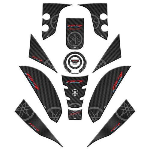 YAMAHA Yamaha R7 2021 - 2024 Uyumlu Full Tank Pad Set 006