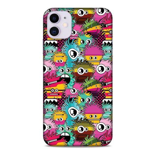 Graffitix (35) Desenli Silikon Kapak Apple Iphone 11 Kılıf
