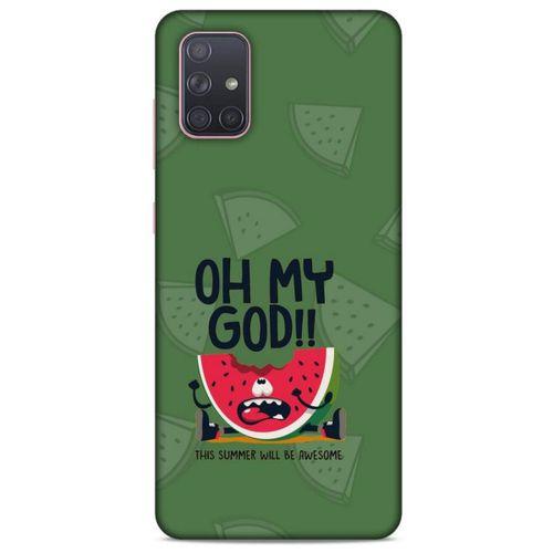 Frutix Karpuz 02 Samsung Galaxy A71 Kılıf Desenli Silikon