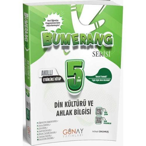 5. Sınıf Din Kültürü ve Ahlak Bilgisi Bumerang Etkinlikli Akıllı Defter Kitap Günay Yayınları
