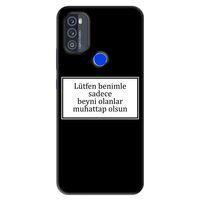Reeder P13 Blue Max 2021 Kılıf HD Yazı Baskılı Silikon Arka Kapak - Yazı 14