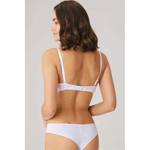 Kadın Balenli Destekli Dolgulu Askıları Çıkabilen İnce Mideli Günlük Klasik T-shirt Sütyeni