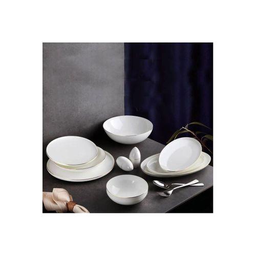 Aryıldız AR34003 Bone Porselen 54 Parça Yemek Takımı Platin