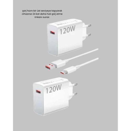 120w Ultra Hızlı Şarj Adaptörü Usb-c Destekli Güçlü Şarj Teknolojisi