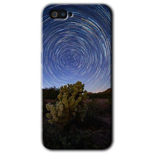 Realme C2 Kılıf HD Desen Baskılı Arka Kapak - Eclipse Sky + Kırılmaz Cam
