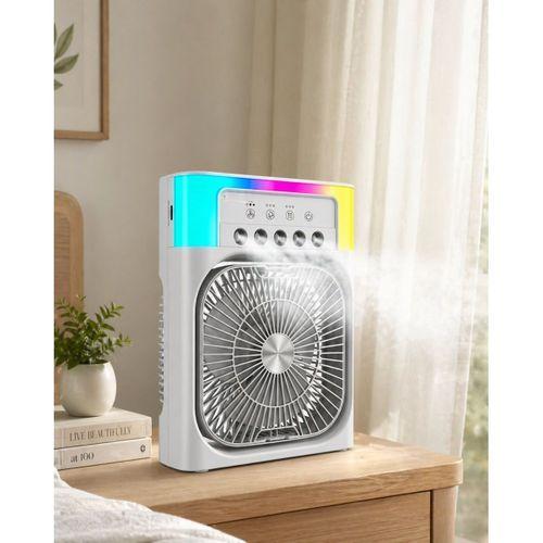 Su Buharlı Mini Klima Fan Rgb Işıklı Taşınabilir Serinletici