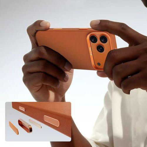 iPhone 17 Pro Kılıf M-Safe Şarj Özellikli Polimerik Deri Raptic Urban Nano Kapak