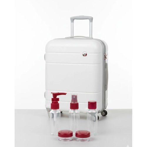 5’li Seyahat Boy Kozmetik Şişe Seti 30 Ml Çantalı Organizer