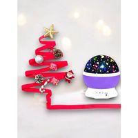 Dönen Renkli Gökyüzü Projektörlü Gece Lambası