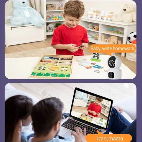 Wifi 360 Panoramik Ampul Kamera Güvenlik Kamerası Çift Wifi 360 Derece Gece Görüşlü