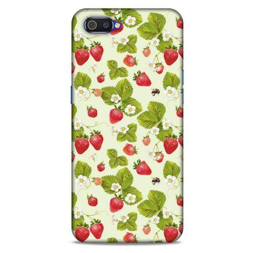 Frutix Çilek 03 Oppo Realme C2 Kılıf Desenli Silikon