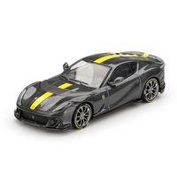 Eğitici Oyuncak Mini GT 1/64 BBR Ferrari 812 Competizione Grigio Competizione