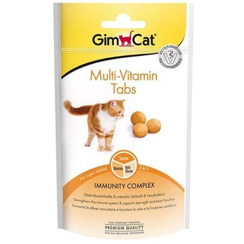 Gimcat Multi-Vitamin Tabs Kedi Ödül Tableti 40 Gr