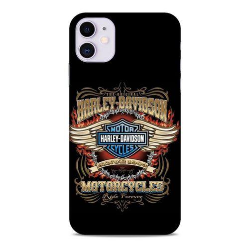 Apple Iphone 11 Uyumlu Kılıf Motorsiklet (6) Silikon Kılıf Harley Davidson