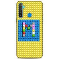 Lopard Oppo Realme 5i Uyumlu Kılıf BloX (24) Darbe Emici Kılıf M Harfi