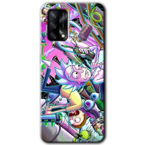 Oppo A54 Kılıf HD Desen Baskılı Arka Kapak - Graffiti Çizgi Film