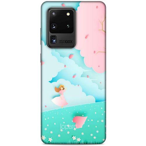 Samsung Galaxy S20 Ultra Kılıf Pastel Renkler (45) Liquid Air Kılıf Mavi Toz Pembe