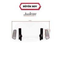 SEVGENT Dikiz Aynalı Çift Bağlantılı Asansörlü Deflektör 34X17