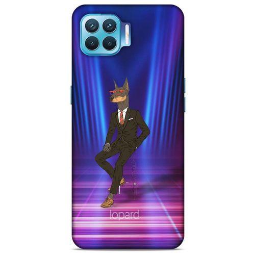 Oppo Reno 4 Lite Kılıf FunnyMaX (44) Tough Armor Kılıf Fuşya Doberman