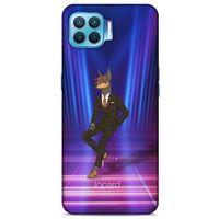 Oppo Reno 4 Lite Kılıf FunnyMaX (44) Tough Armor Kılıf Fuşya Doberman