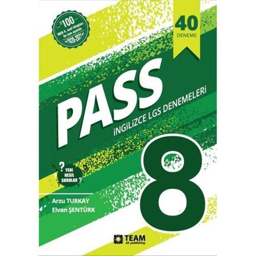 8. Sınıf LGS İngilizce Pass 40 Adet Deneme Team Elt Publishing