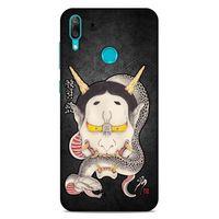 Lopard Huawei Y7 2019 Uyumlu Kılıf Tattoo's (50) Shockproof Kılıf Hannya Kijo Dövme