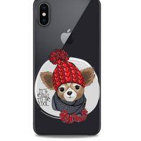 Zoologix (96) Apple iPhone XS Max Şeffaf Kılıf Silikon Desenli