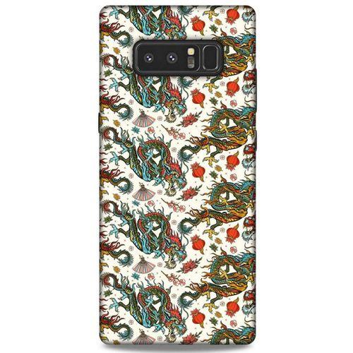 Samsung Galaxy Note 8 Kılıf Dragons (20) Koruyucu Kılıf Ejderha Japon