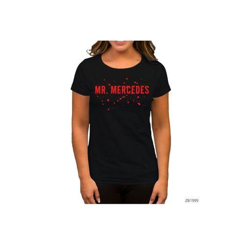 Mr. Mercedes Blood Siyah Kadın Tişört