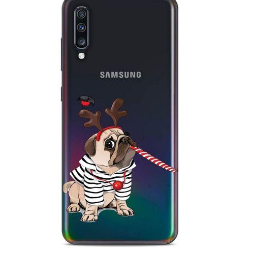 Zoologix (21) Samsung Galaxy A71 Şeffaf Kılıf Silikon Desenli