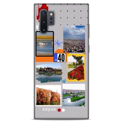 Lopard Samsung Galaxy Note 10 Plus Uyumlu Kılıf Şehirli ※ (40) Kırşehir Fit Silikon Kılıf