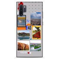 Lopard Samsung Galaxy Note 10 Plus Uyumlu Kılıf Şehirli ※ (40) Kırşehir Fit Silikon Kılıf