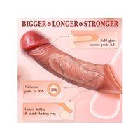 22 cm Ten Rengi Penis Kılıfı – Gerçekçi Dokulu Uzatıcı