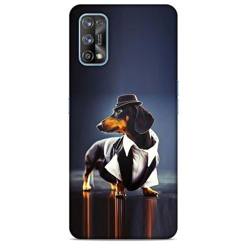 Oppo Realme 7 Pro Kılıf Köpek Kıyafetleri (1) Kılıfı Dakhund Gömlek