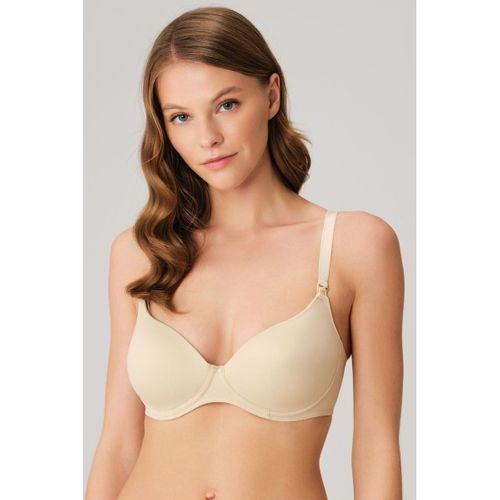 Balensiz Lohusa Önden Açılan Yumuşak Süngerli Ten Emzirme Sütyeni