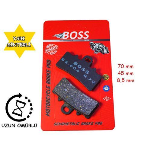 BAJAJ Bajaj Ön Fren Disk Balatası Boss Fa606 Dominar 250-400 Ktm Rc Duke 125-200-390