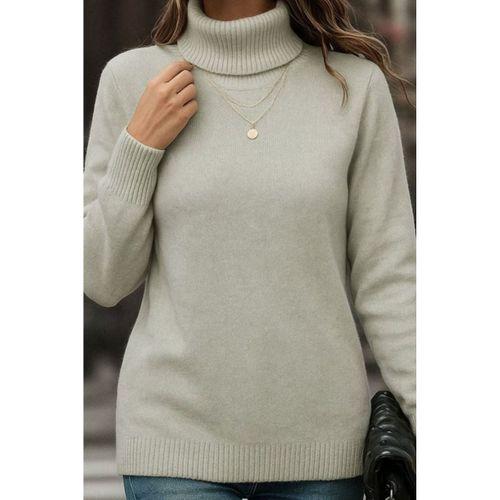 Kadın Uzun Kollu Balıkçı Yaka Triko Bluz