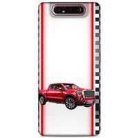 Lopard Samsung Galaxy A80 Uyumlu Kılıf PickUpX (2) Kabı Kırmızı