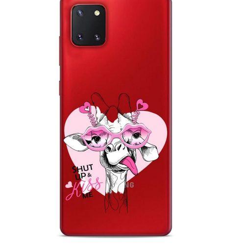 Zoologix (14) Samsung Galaxy Note 20 Şeffaf Kılıf Silikon Desenli