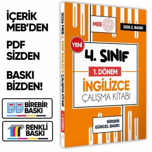 2026 MEB ÖDM İlkokul 4 Sınıf İNGİLİZCE 1 DÖNEM Çalışma Kitabı Alıştırmalı/Soru Bankası BASKI ÜCRETİ