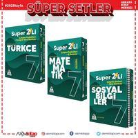 Örnek Akademi 7.Sınıf Süper İkili Türkçe Sosyal Bilgiler ve Matematik Seti 3 Kitap